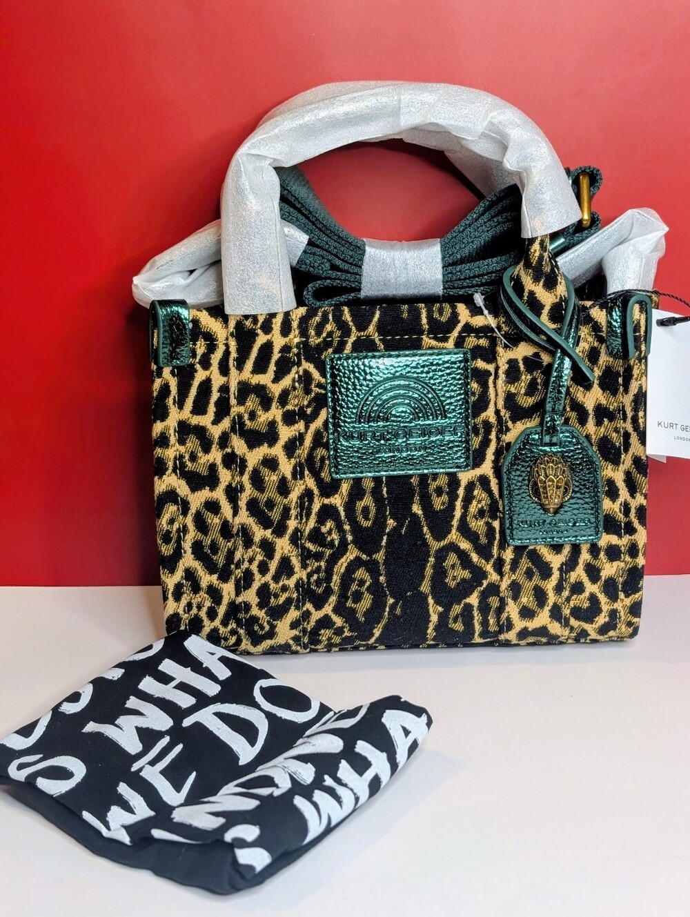 Kurt Geiger London Southbank Leopard Tote NWT SOLD OUT EVERYWHERE Incl. Dust Bag